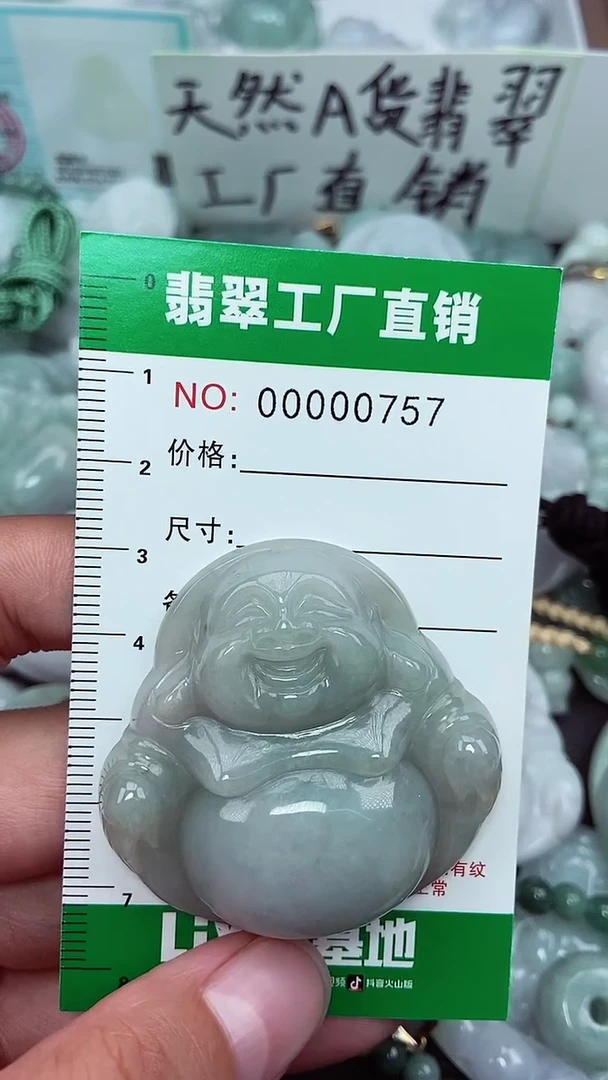 颈饰未镶嵌翡翠缅甸天然翡翠拍一发一0757