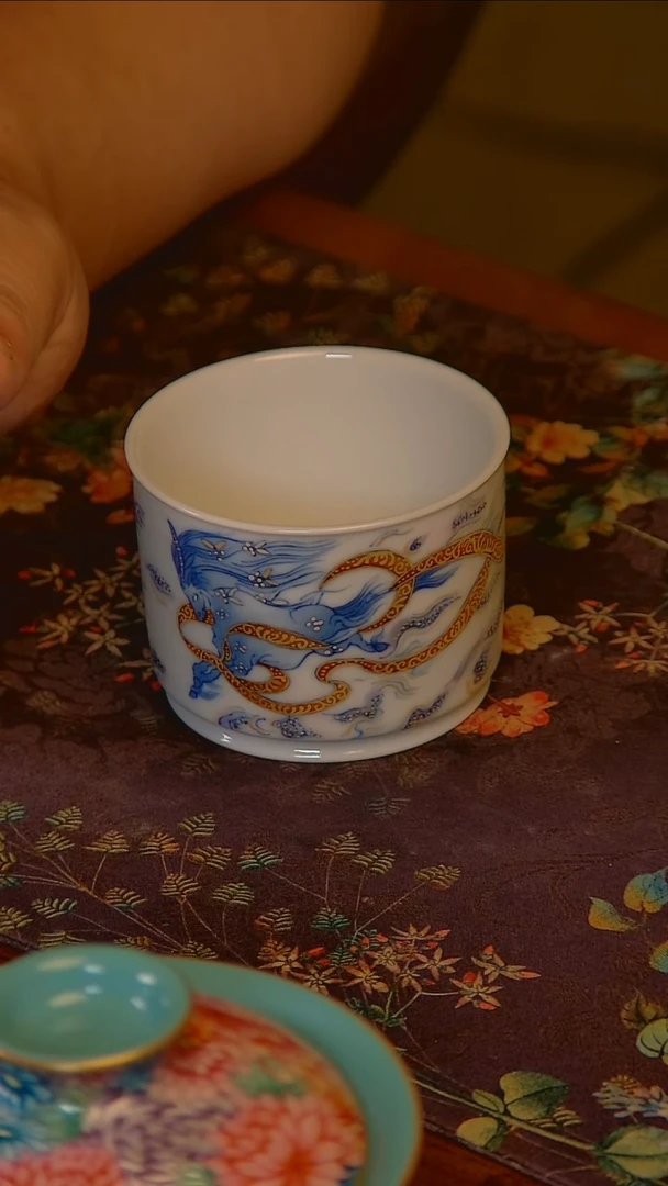 杯手工手绘杯杯很美丽