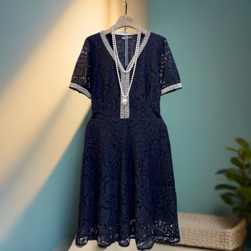 A字裙裹胸街头吊带V领大码连衣裙常规中长裙夏季方领春季