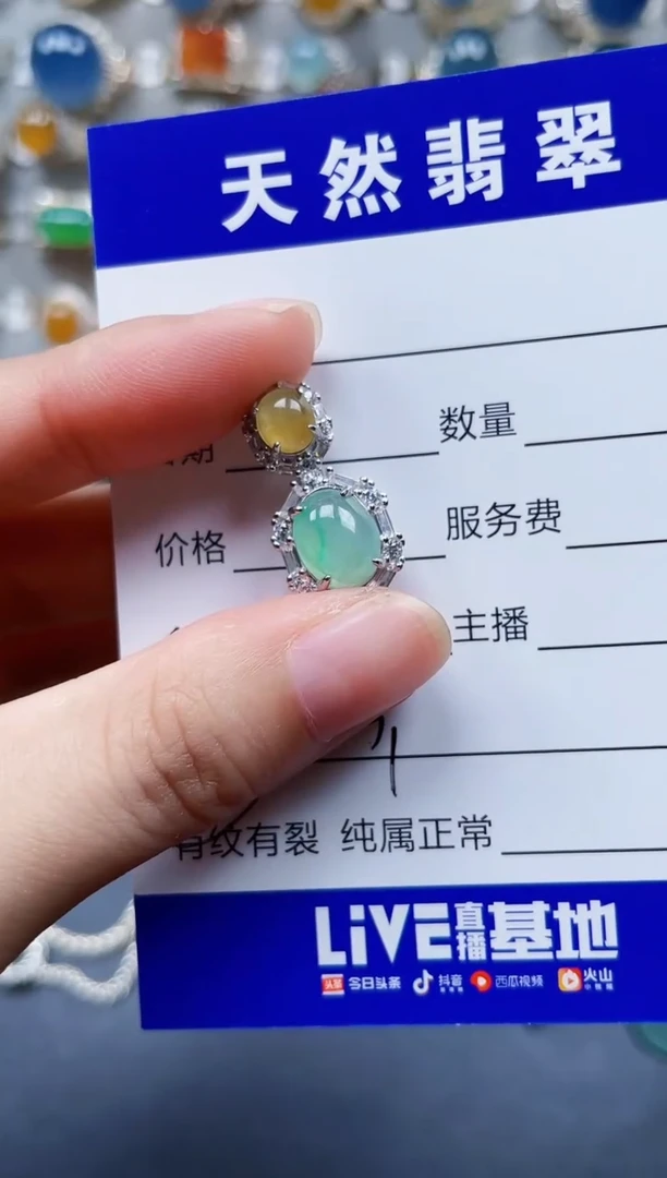 颈饰银S925镶嵌翡翠231