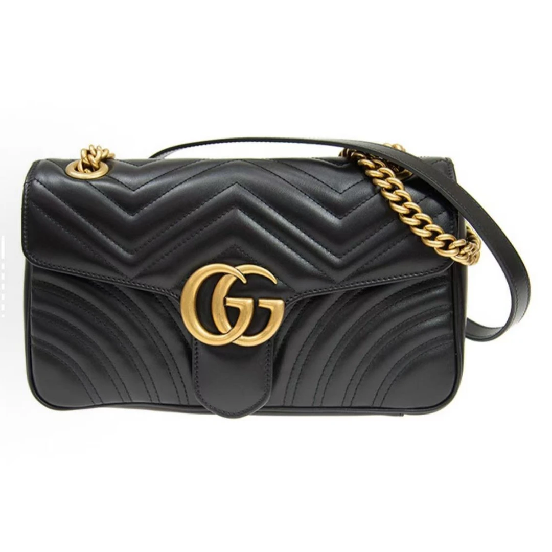 99新 GUCCI/古驰 思斯专属 古驰黑色26马蒙 GGMN308