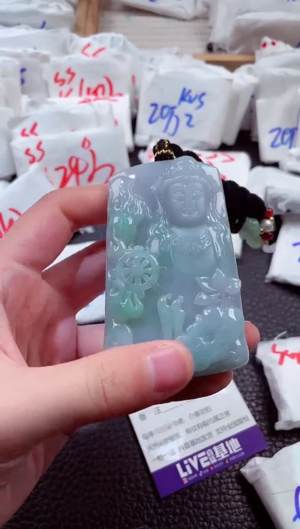 翡翠未镶嵌颈饰00004188