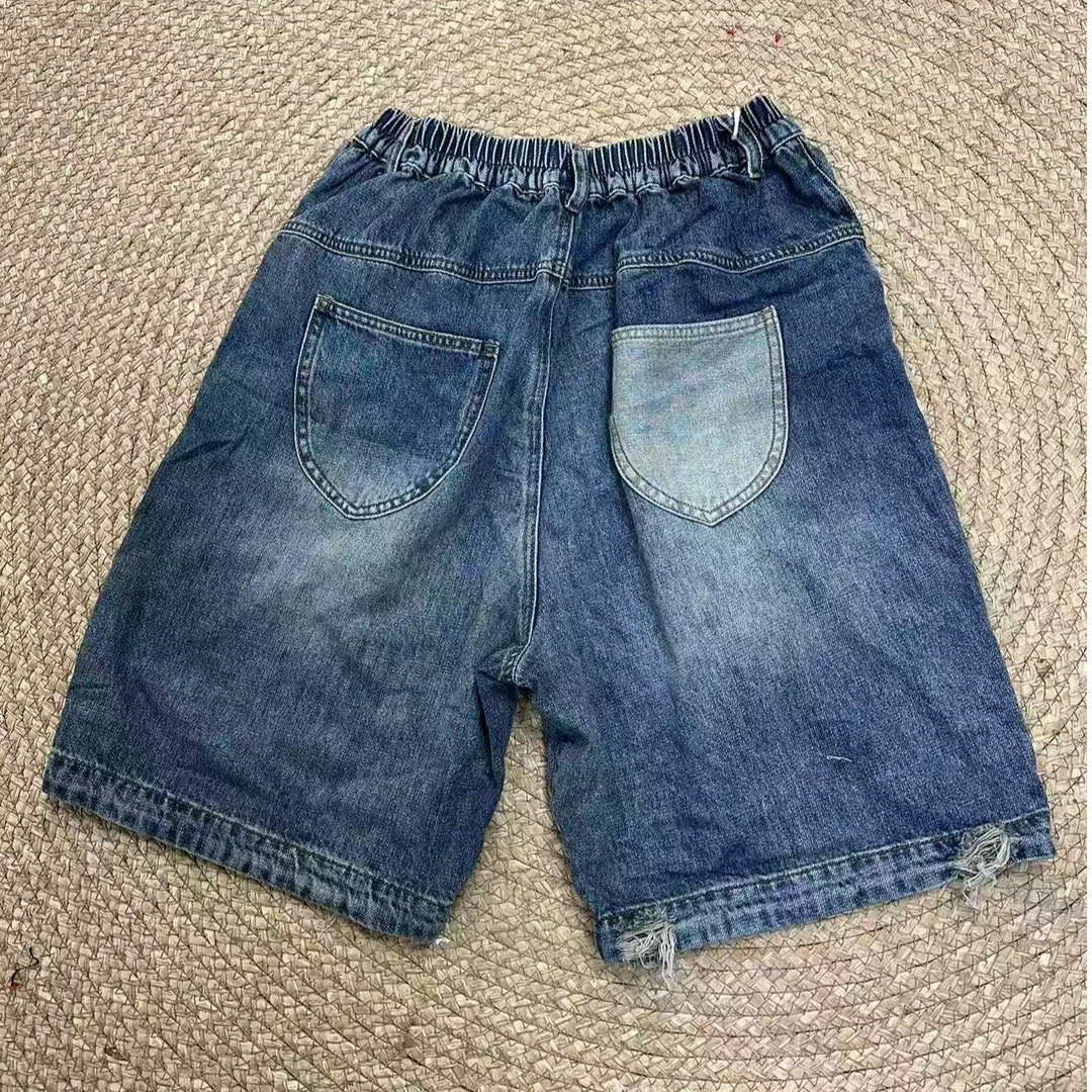 牛仔短裤六分中裤面料柔软舒适宽松