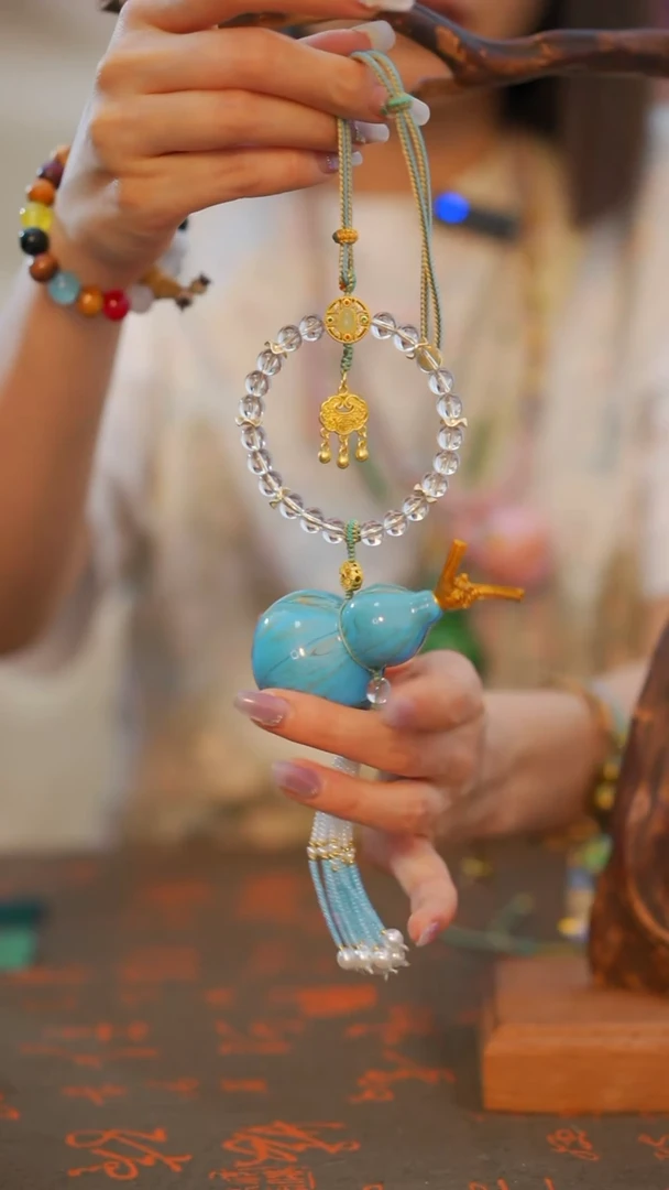 420非遗漆手艺工天然葫芦文玩福禄