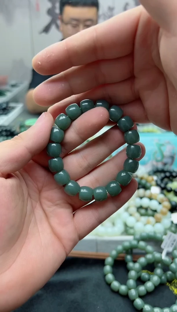 手串未镶嵌和田玉新疆且末天空蓝12