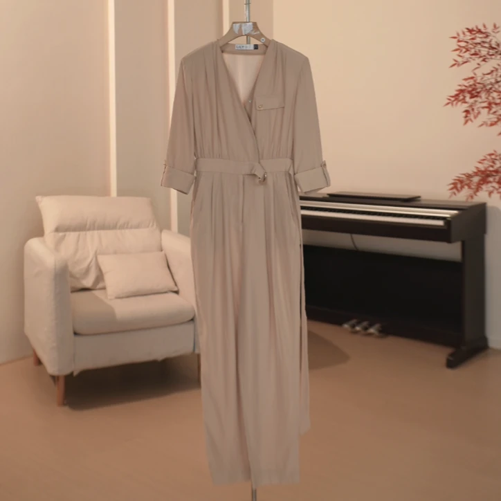 Y080 时尚潮流春款阔腿连体裤