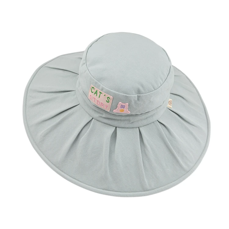 HIKOSEN CARA卡拉猫遮阳帽女生防晒成人沙滩太阳帽防晒帽大檐帽子