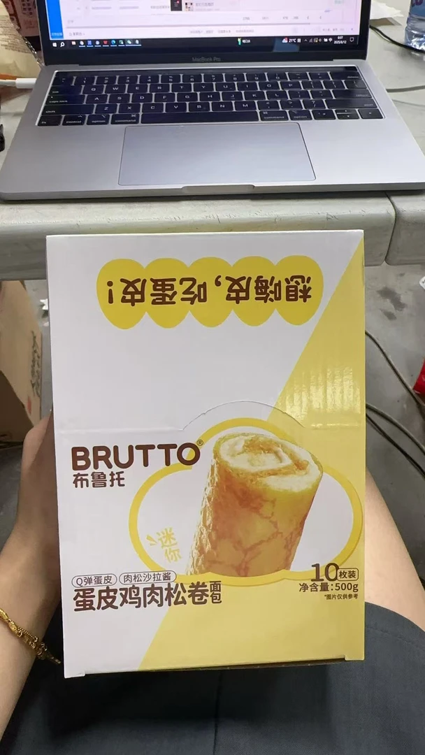 布鲁托蛋皮鸡肉松卷500g*2