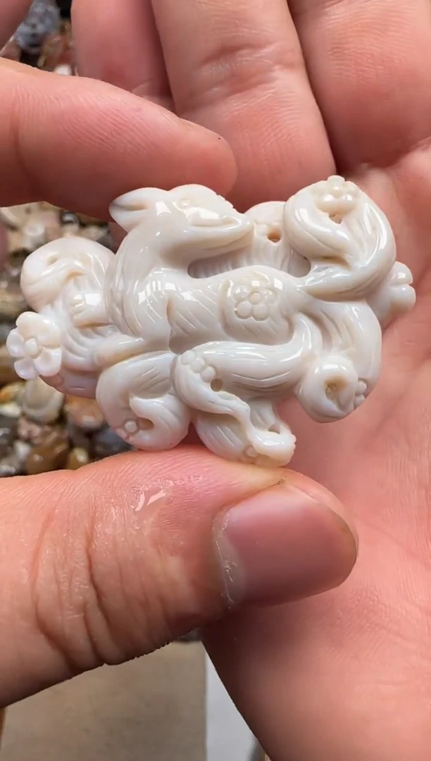 【闪购商品】硅化珊瑚（珊瑚玉）颈饰未镶嵌460