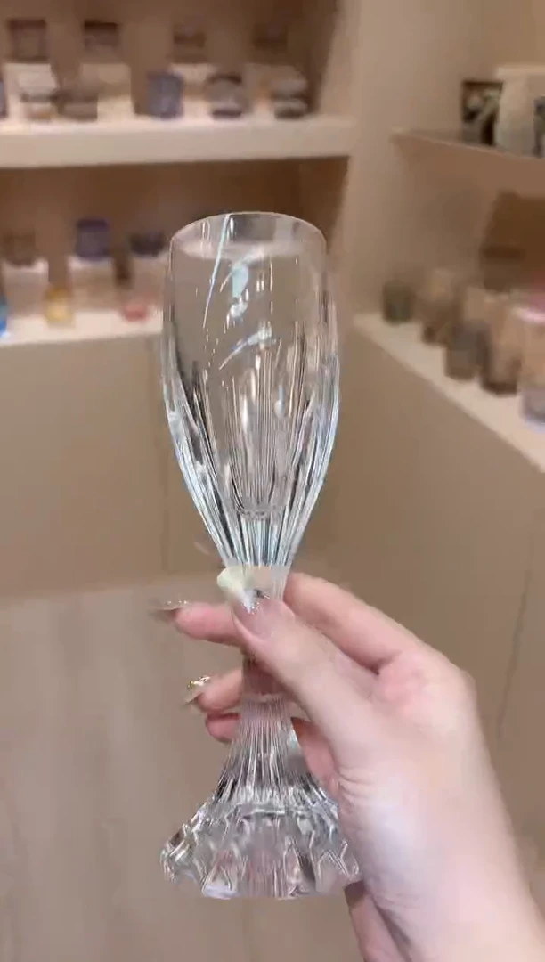 巴家 水晶香槟杯2只