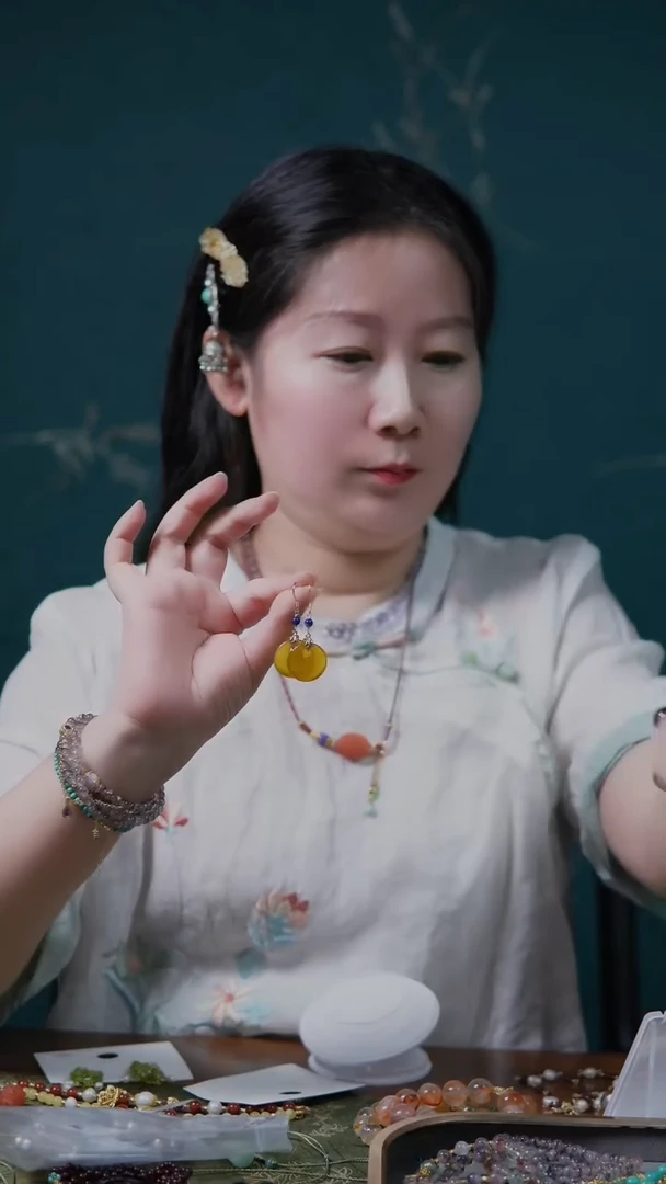 银S925镀金镶嵌耳钉玛瑙/玉髓珍***缘耳环