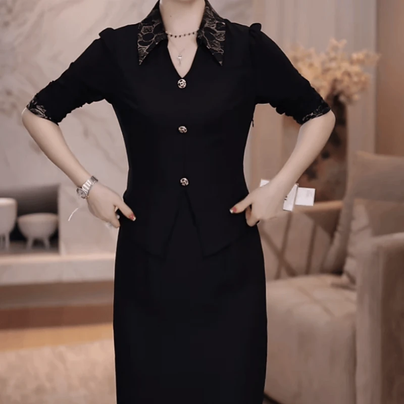 A276【连衣裙】2025早秋新款国风中式复古优雅收腰显瘦休闲连衣裙