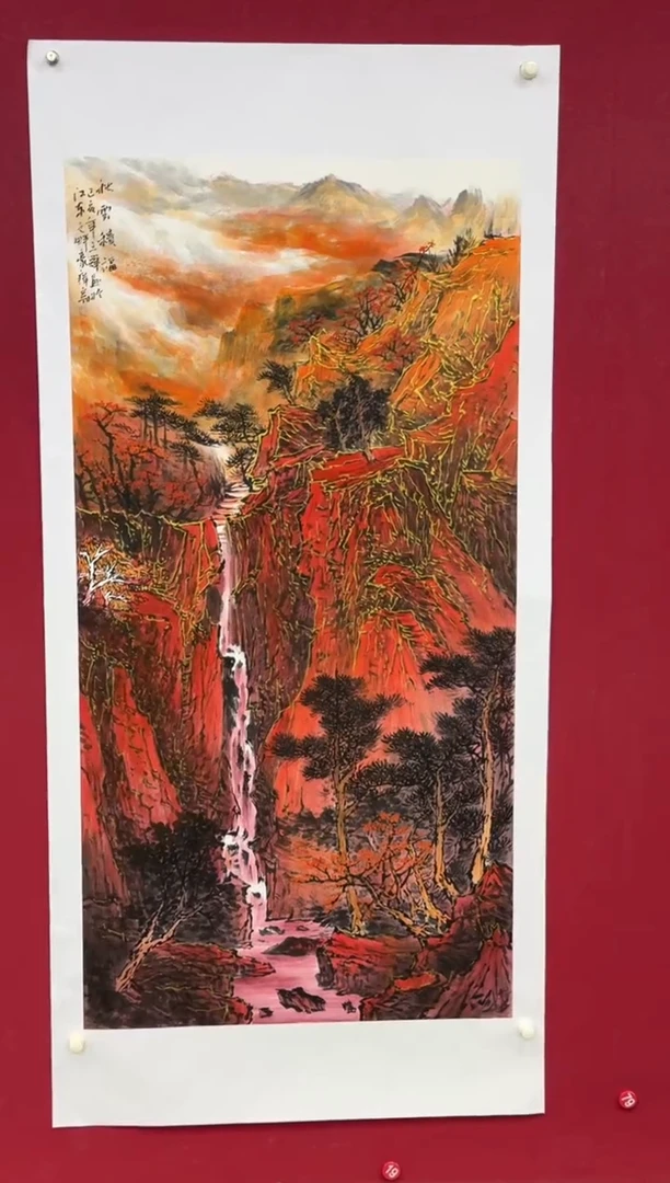 国画国画绘画山水花鸟