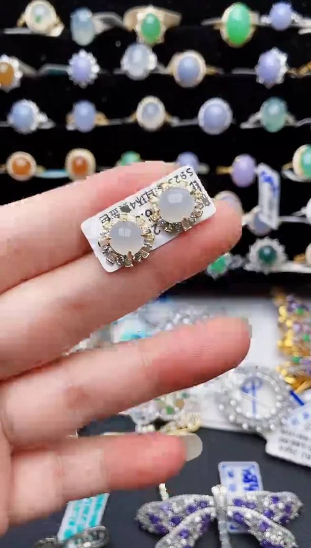 颈饰银S925镶嵌翡翠1486