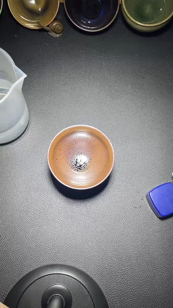 茶盏茶盏建窑建盏高端主人杯品茗杯