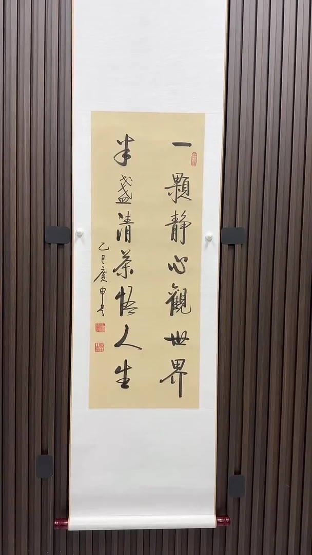 书法王广申老师书法---一颗静心观世界