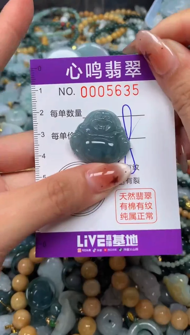 翡翠未镶嵌颈饰闪购005635