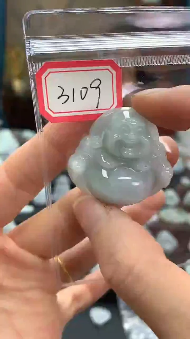 颈饰未镶嵌翡翠佛公3109