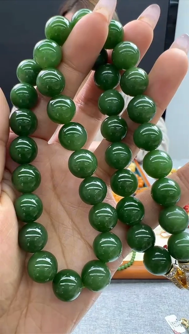【闪购商品】和田玉（碧玉）颈饰未镶嵌63秒拍号