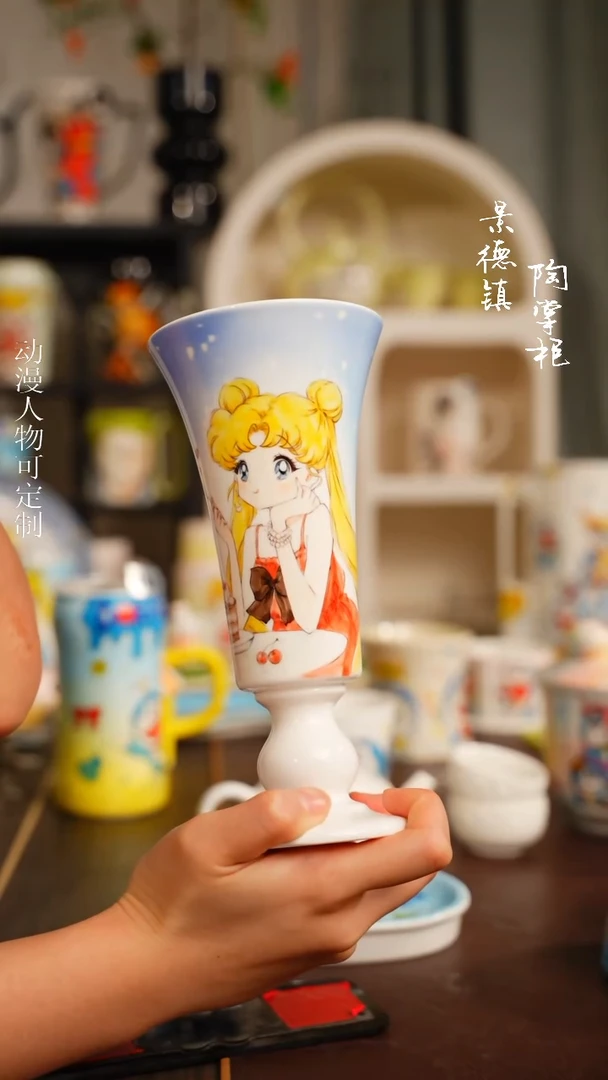 景德镇高温釉下彩纯手工手绘