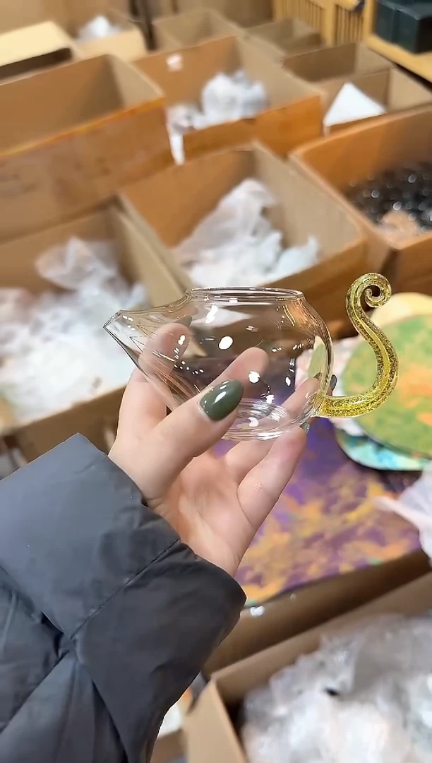 黄晶鼠然公道杯