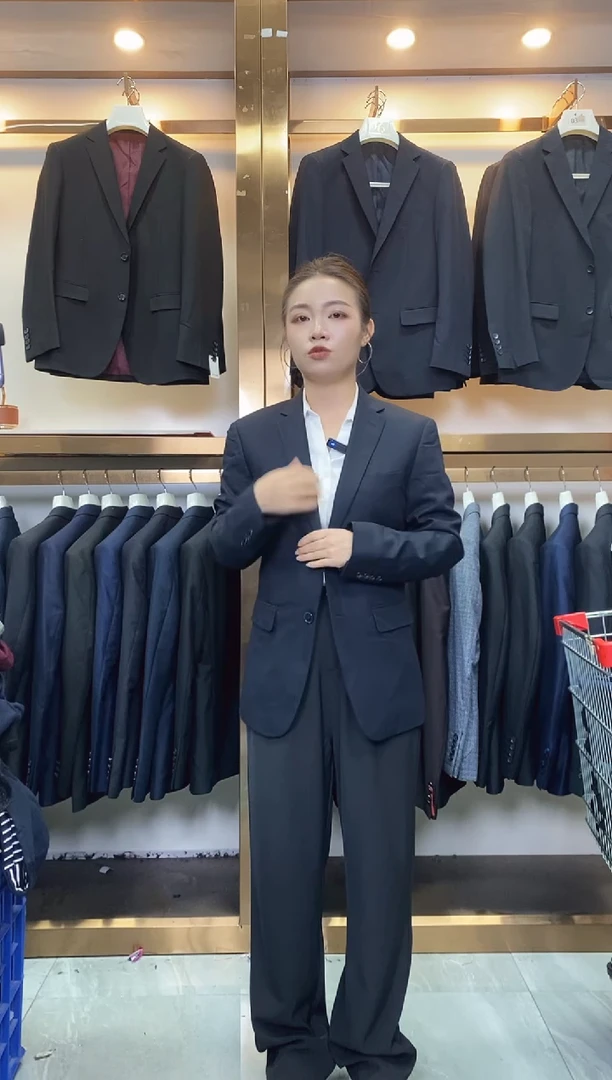 272编号。剪标男装，尺码165