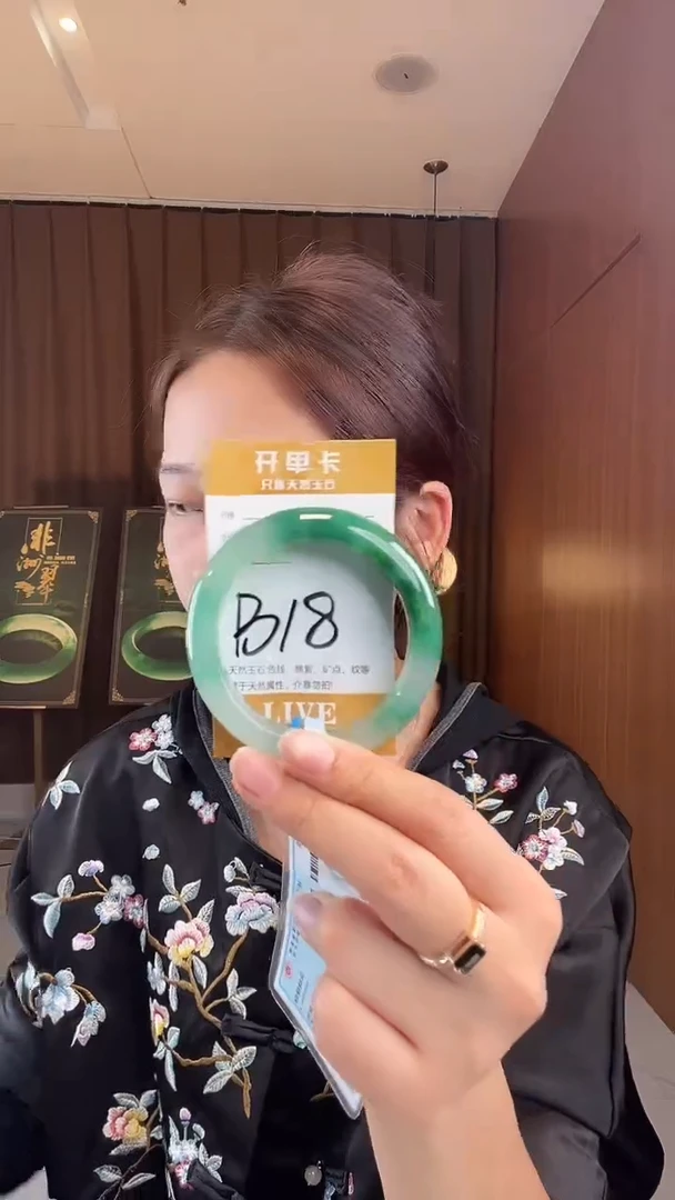 未镶嵌手镯石英质玉非洲翠5354