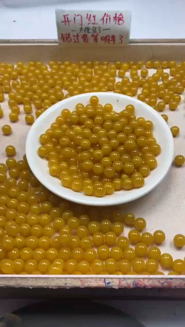 【闪购商品】蜜蜡颈饰未镶嵌w99蜜蜡鸡油黄8mm*10颗