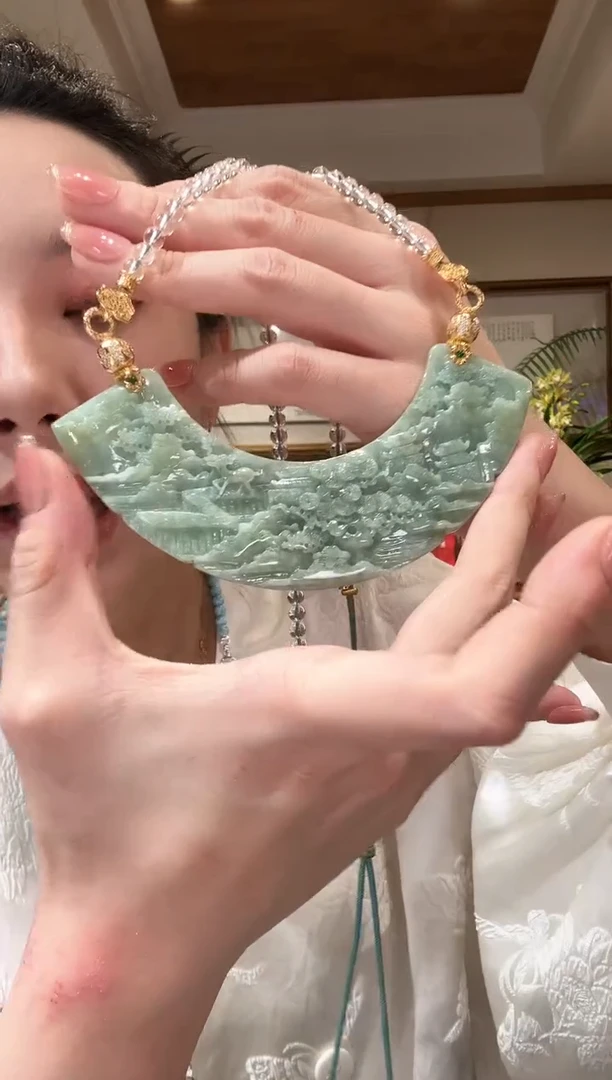 【闪购商品】翡翠颈饰未镶嵌国风