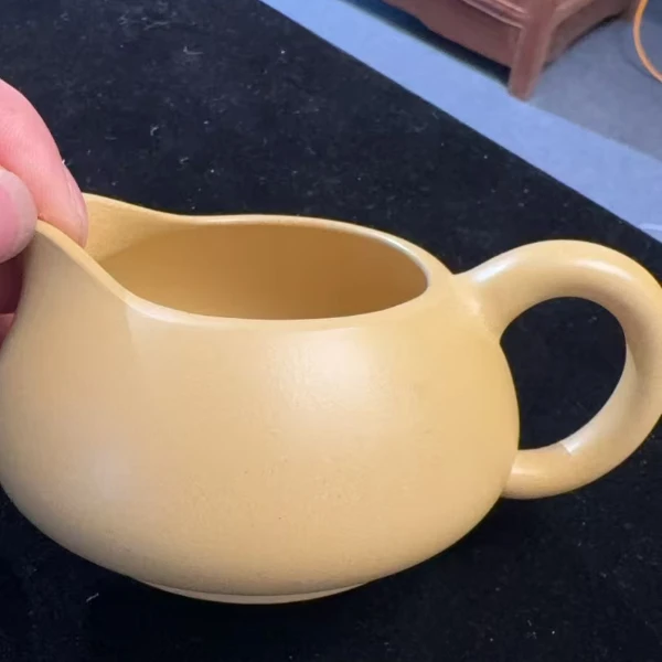 原矿紫砂主人杯品茗杯 黄金段 公道杯