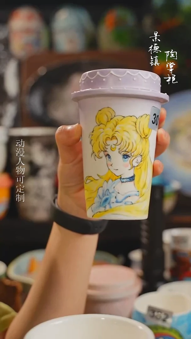 景德镇高温釉下彩纯手工手绘