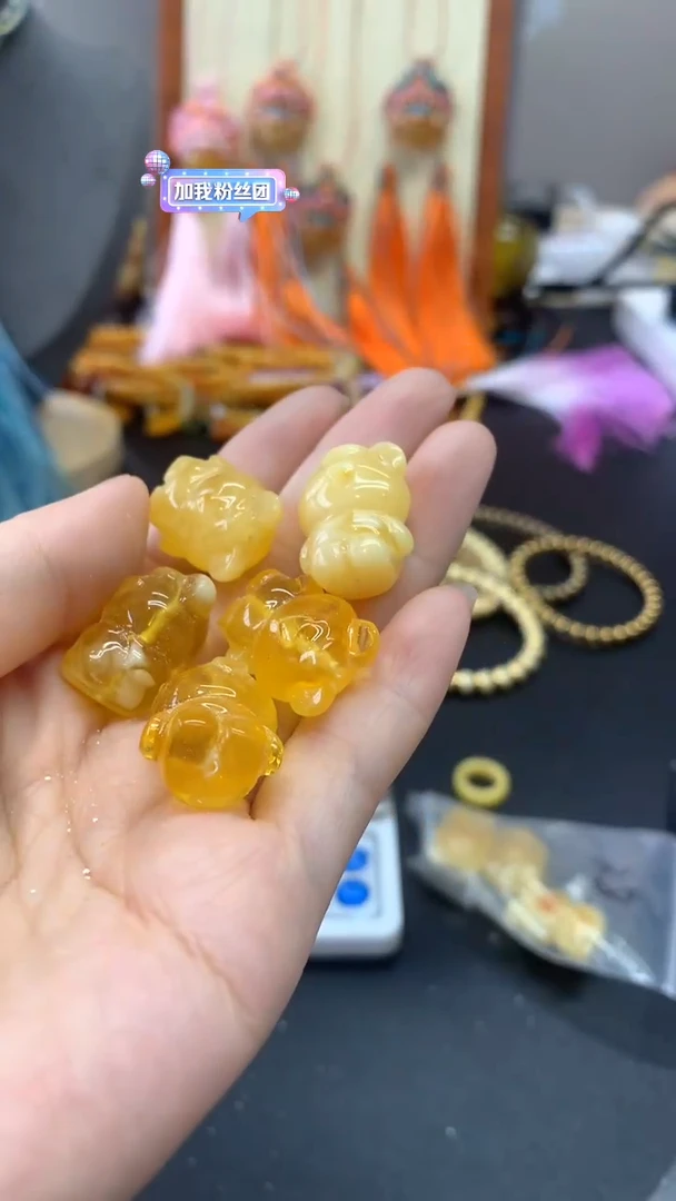 未镶嵌琥珀珠宝奇石2606多样性发其一默认有瑕