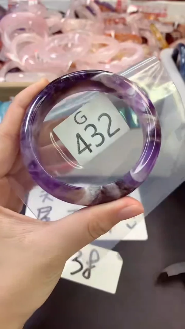 水晶手镯未镶嵌G432-62