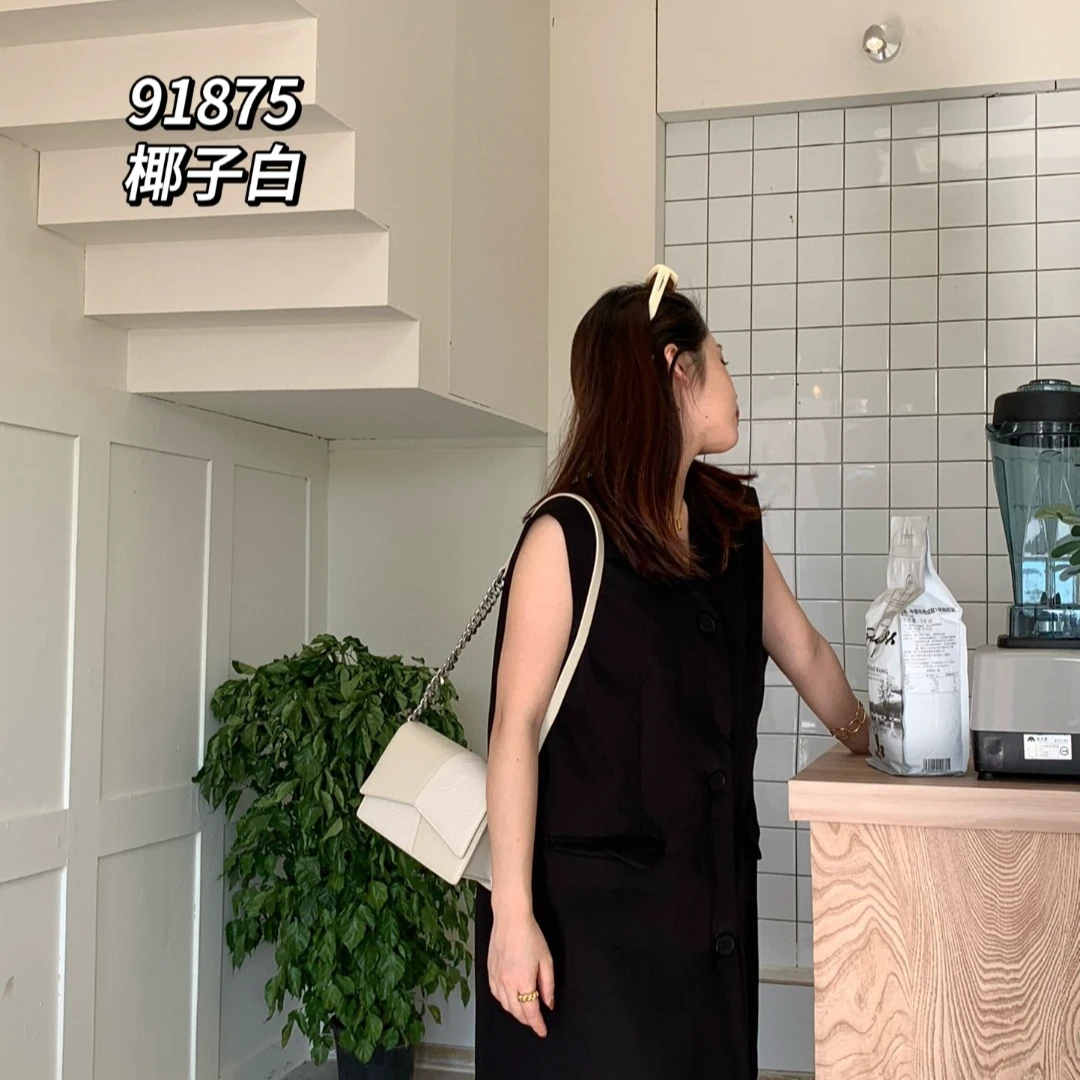 BSS-VAZSLVE/原创设计SK-91875-椰子白 春季新款轻奢小包