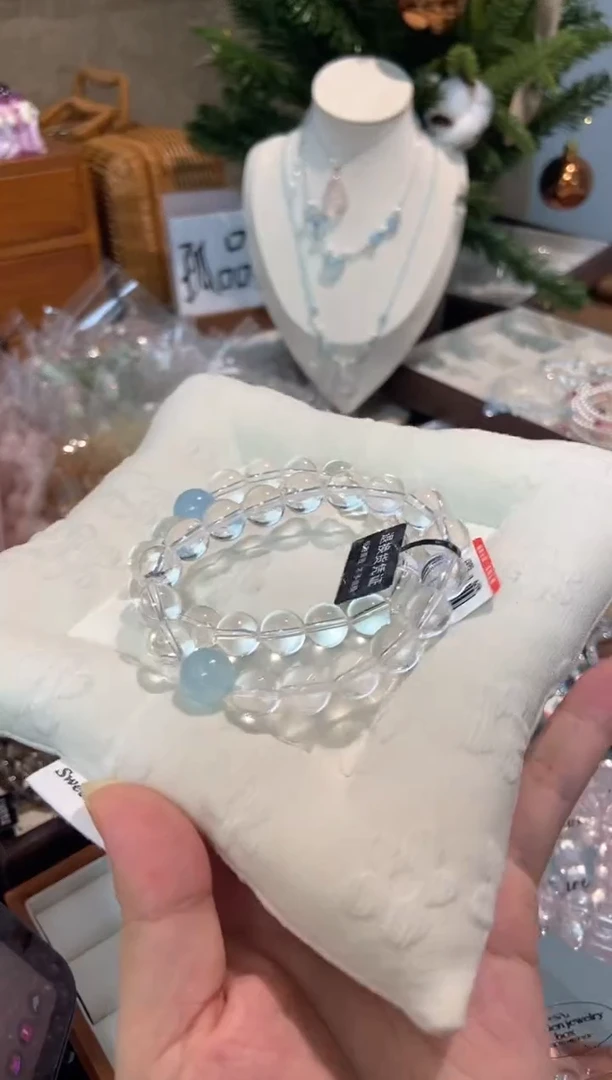 未镶嵌手串水晶孤品捡漏均匀瑕疵介意勿拍