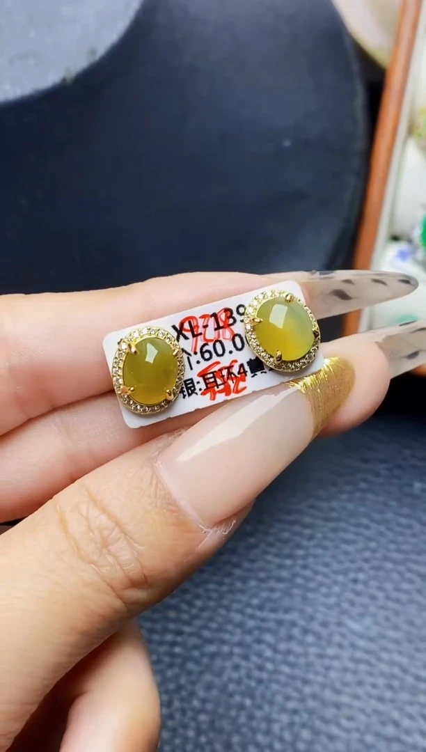 银S925镶嵌戒指翡翠5548
