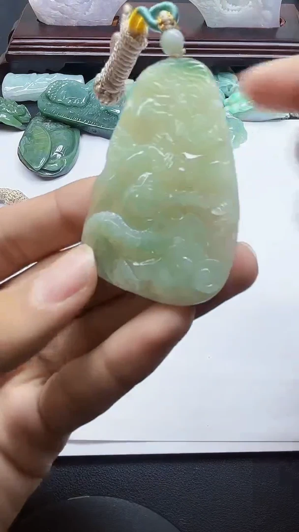 吊坠(不含链)未镶嵌翡翠1