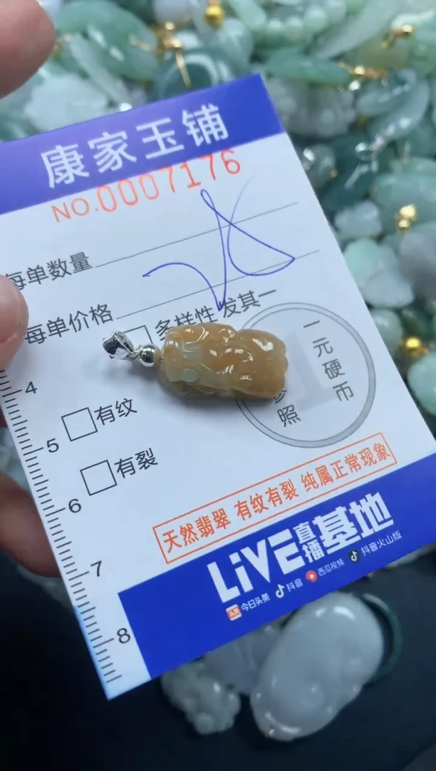 颈饰未镶嵌翡翠7176