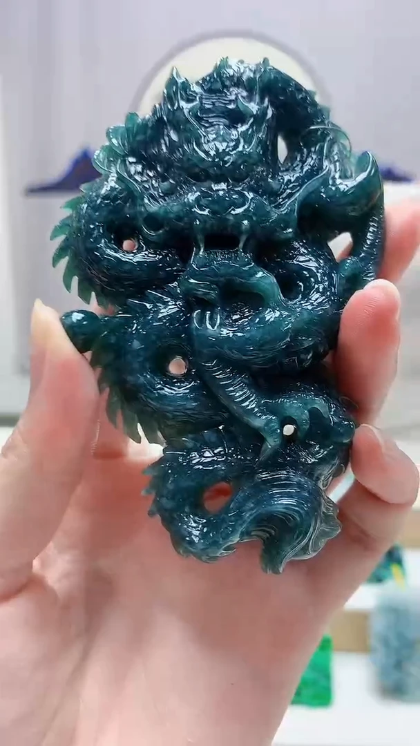 未镶嵌定制翡翠4868zm-毛货挂件175