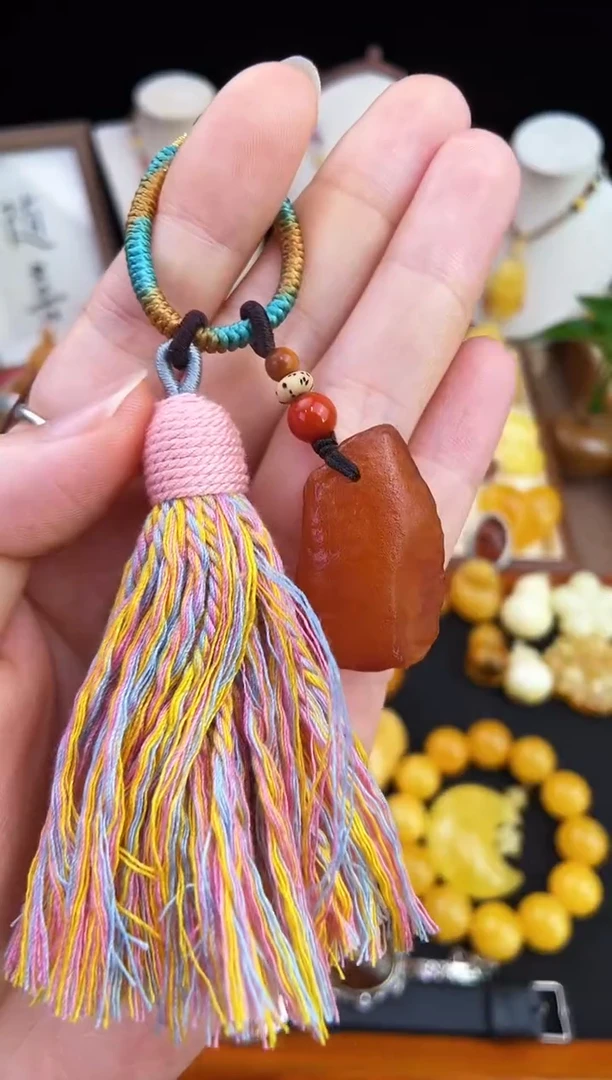 琥珀未镶嵌珠宝奇石柒月