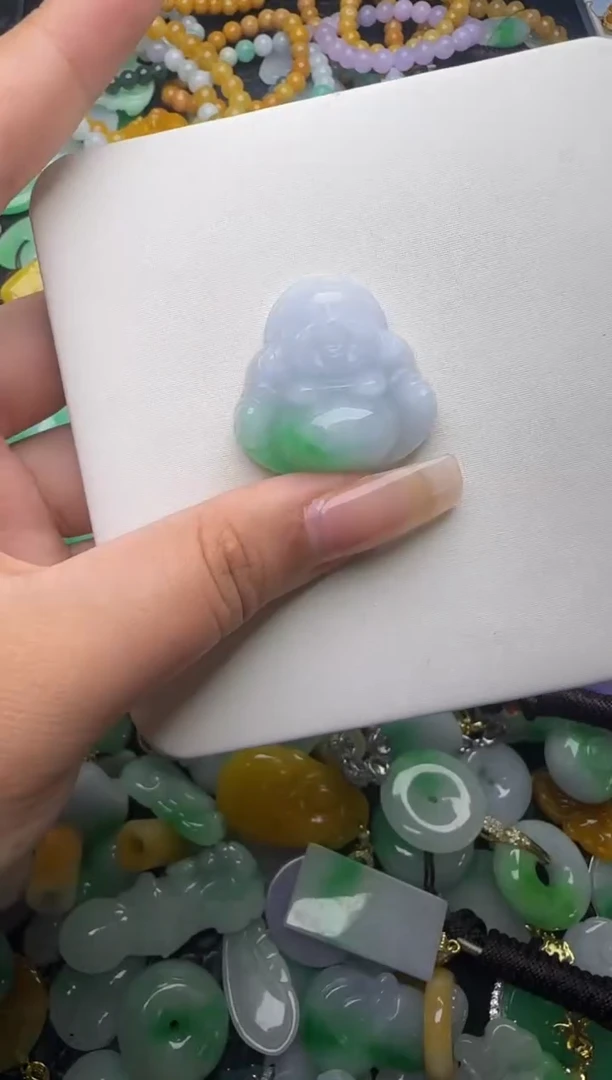 翡翠未镶嵌颈饰天然缅甸翡翠吊坠