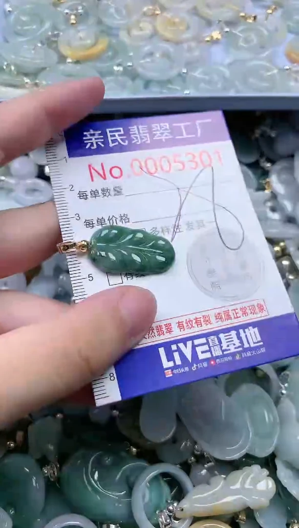 翡翠未镶嵌吊坠(不含链)5301