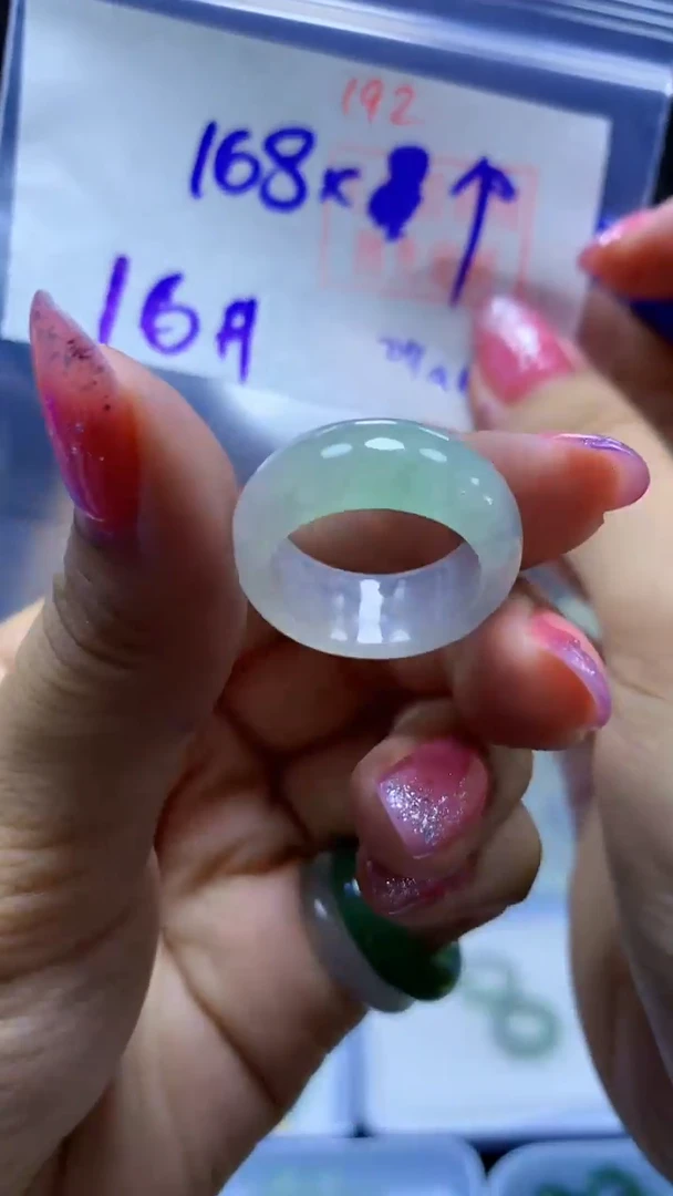 未镶嵌定制翡翠戒圈#168元-毛货需精细抛光
