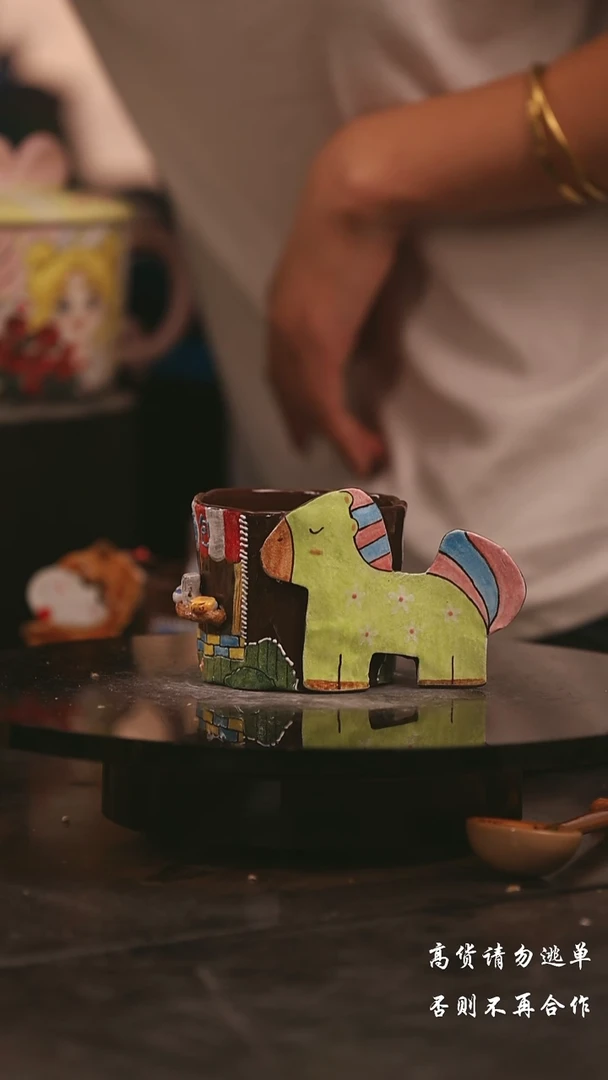 陶瓷景德镇可爱设计师款陶瓷