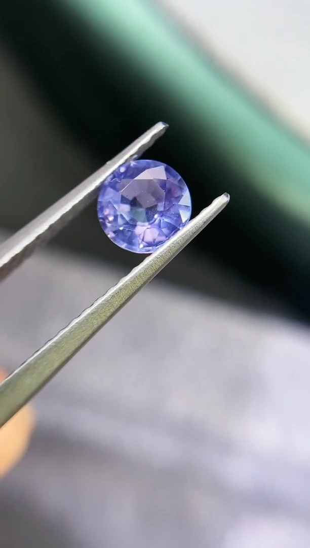 【闪购商品】定制蓝宝石定制未镶嵌天然紫色无烧0.5克拉