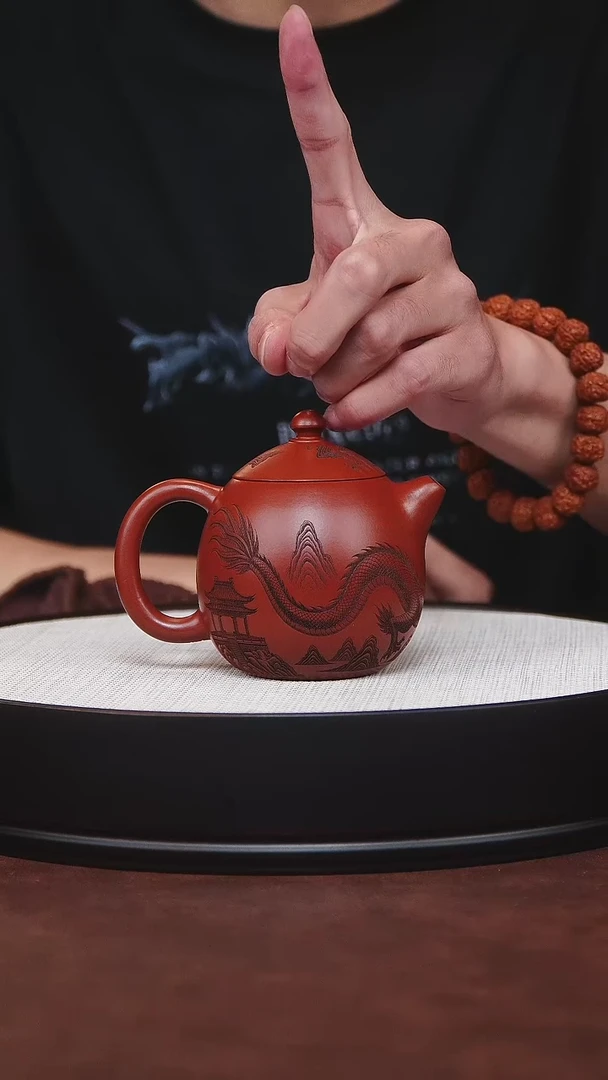 紫砂茶宠宜兴紫砂 大红袍龙蛋 王芳