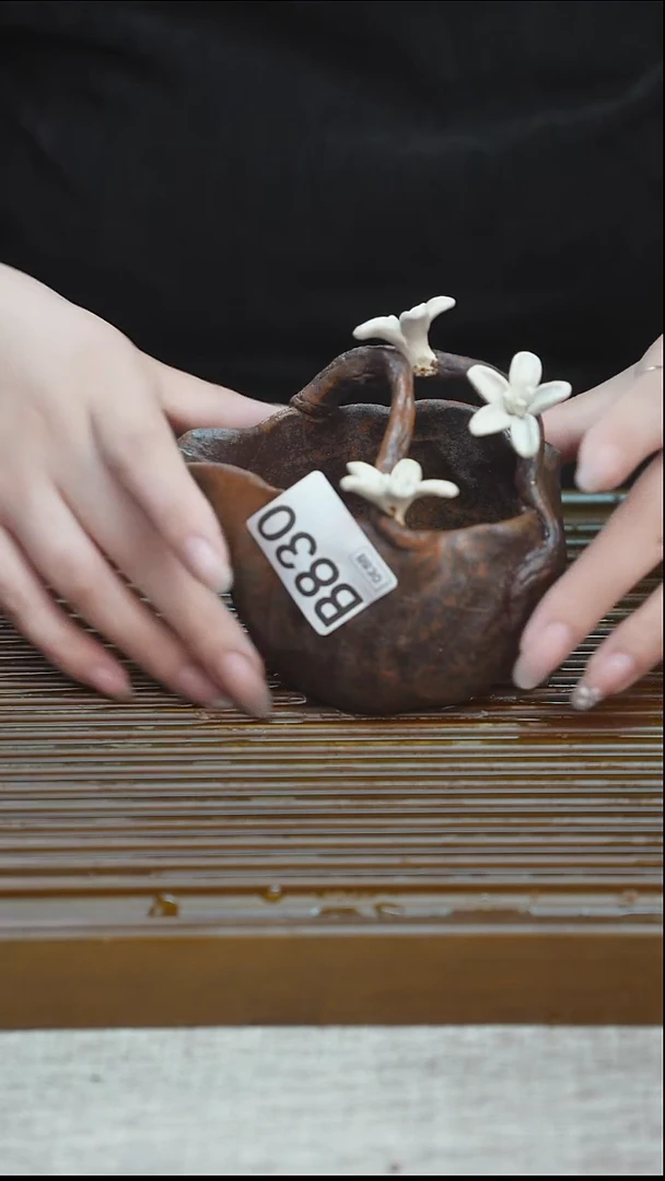 ?****窟纯手工粗陶茶具每一只不一样