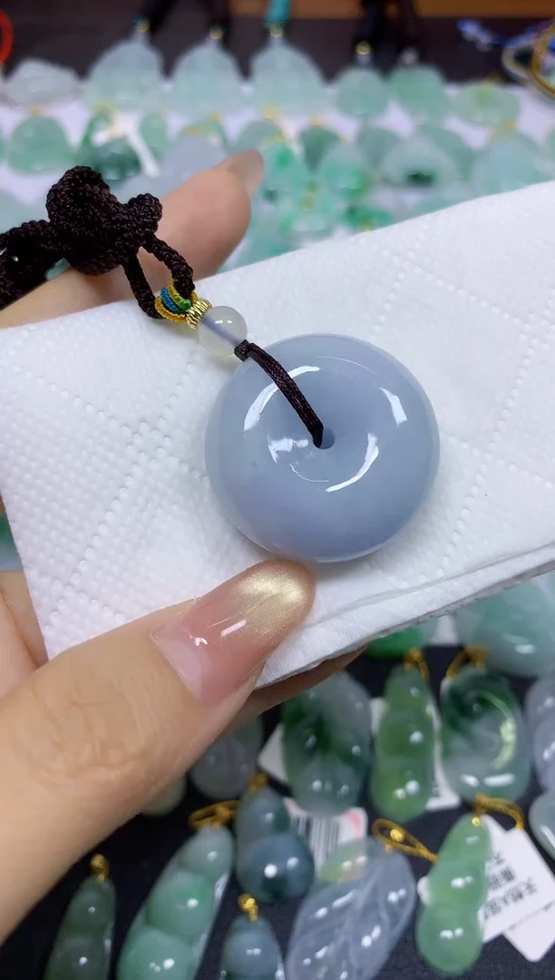 颈饰未镶嵌翡翠天然翡翠A货