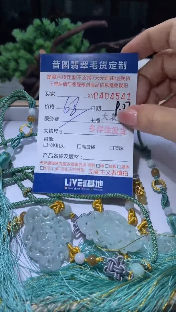 颈饰未镶嵌翡翠多样性发其一404541