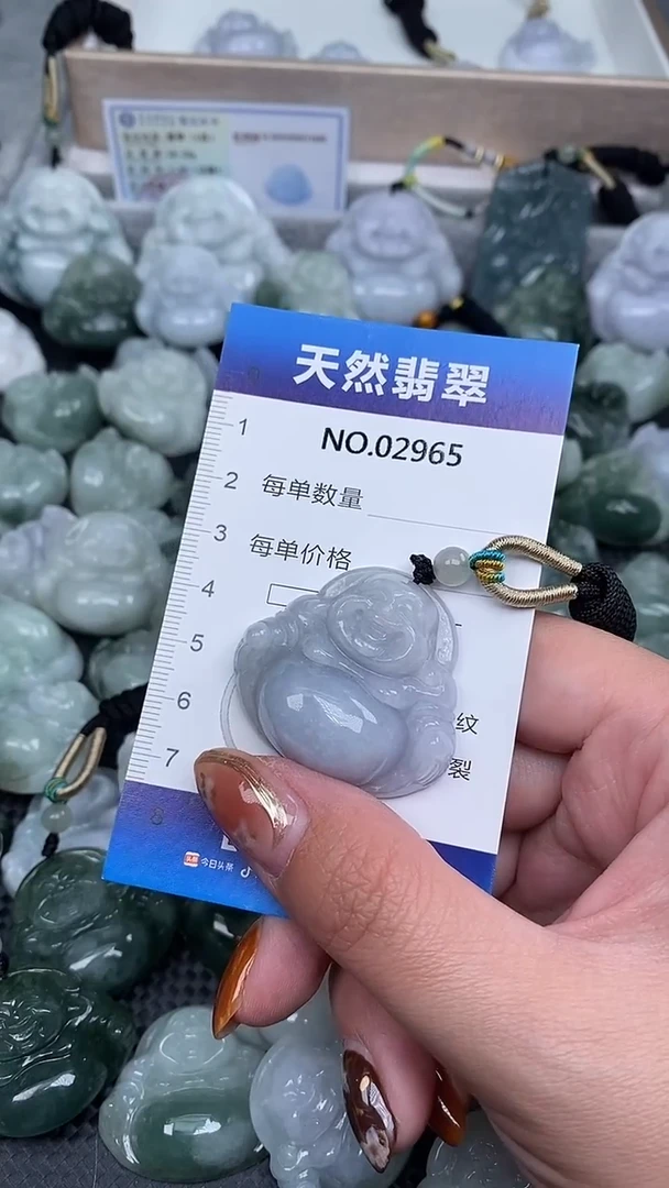 颈饰未镶嵌翡翠纯天然A货翡翠2965